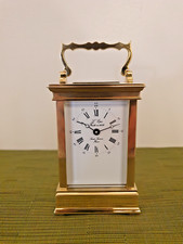 Superb gilded carriage clock