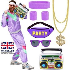 80s Fancy Dress Costume Unisex