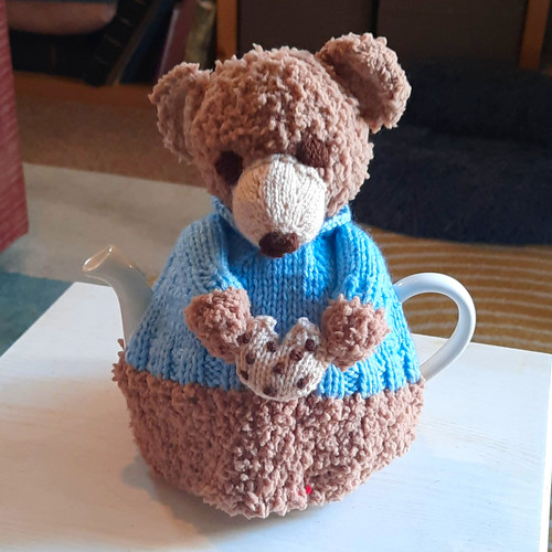 Handmade wool knitted tea - handmade, cosy