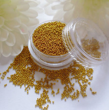 Nail Art Tiny Gold Caviar