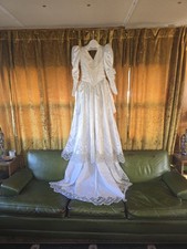 Vintage 80s 90s Wedding Dress