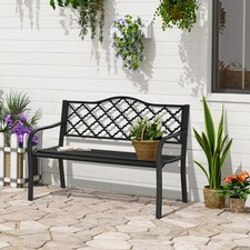 2-Seater Garden Bench Cast