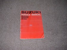 GENUINE SUZUKI AS50 & A50 WORKSHOP SERVICE MANUAL . 1968. FREE UK POSTAGE