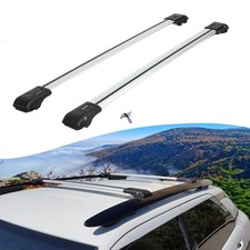 2X Roof Rack Cross Bars for Citroen C3 Picasso Mpv 2009+ Lockable Roof Bars Grey