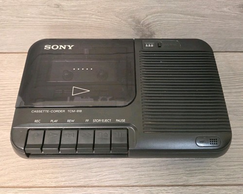 Sony tcm 818 cassette corder - sony,