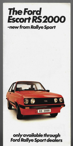 Ford escort mk2 1975 1976 - escort, rs
