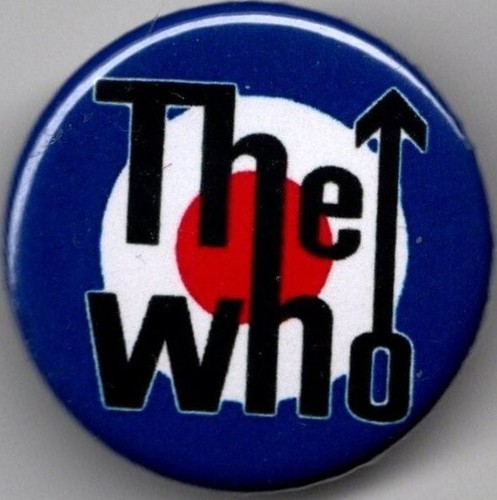 The who target pin - the, badge
