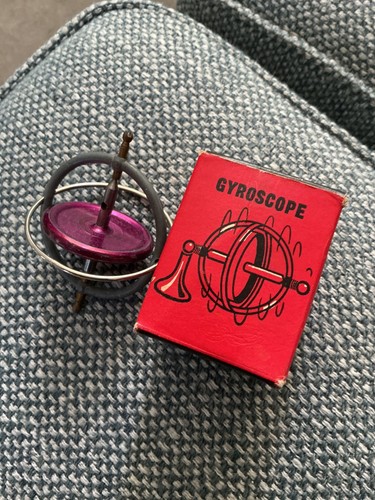 Vintage gyroscope top toy - toy, in