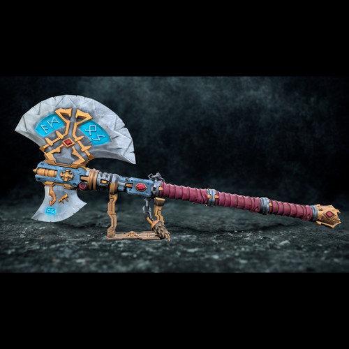 Vargr steel rune axe life - vargr,