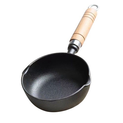 Cast iron melting pot - melting, round