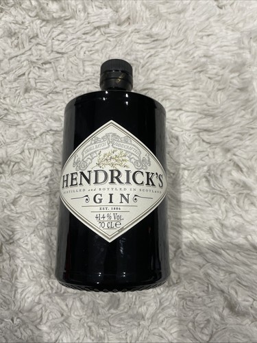 Hendrick gin empty bottle - gin,