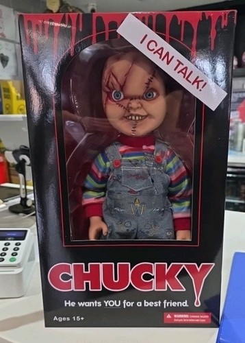 Talking chucky doll - talking,