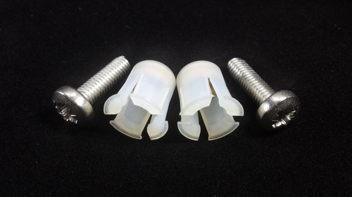 Rear number plate clips - rear,