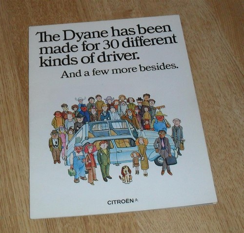 Citroen dyane brochure - dyane,