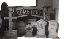 Halloween Tomb Stone Props