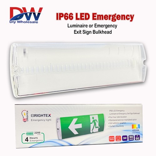 Led emergency exit light - emergency,