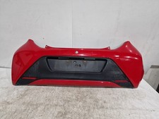 2014-2018 MK2 TOYOTA AYGO REAR BUMPER RED 3 DOOR HATCHBACK