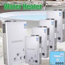 8L-18L LPG Propane Gas Tankless Instant Hot Water Heater Boiler With Shower Kit