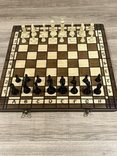 Vintage Handmade Chess/Checker