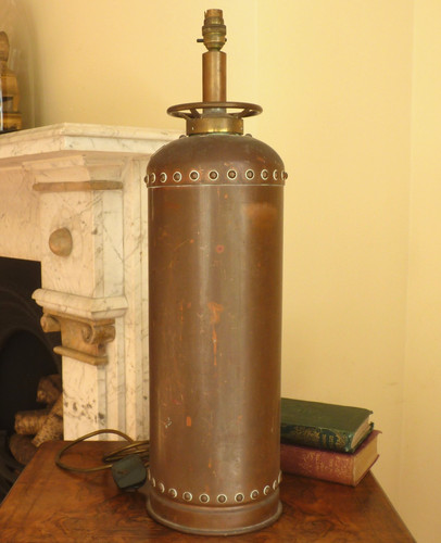 Table lamp base - , copper