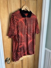 Patta optical grid polo shirt