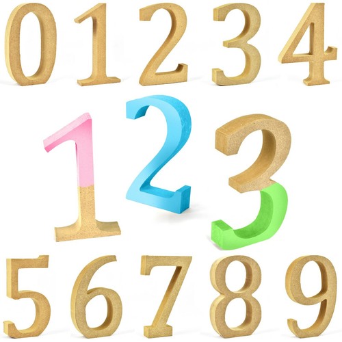 Large mdf wood numbers 9 - large,
