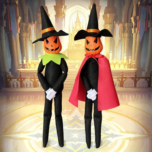 Halloween pumpkin elf - elf, doll