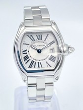 Cartier Roadster 2675 30mm Silver Dial Ladies Stainless Steel Quartz Roman Watch