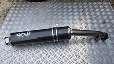 Yamaha FZS 600 Fazer Exhaust Silencer. DEVIL TROPHY EXHAUST END CAN. 