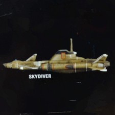 Konami UFO SF Movie Selection SKYDIVER Gerry Anderson first ver with Box NEW