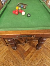 Antique small snooker / dining