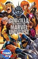 GODZILLA DESTROYS THE MARVEL UNIVERSE #3 (2025) MAIN COVER MARVEL COMICS