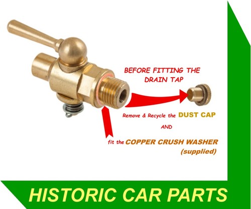 Engine block water drain tap - engine,
