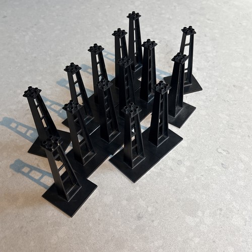 Black lego stanchion - x,