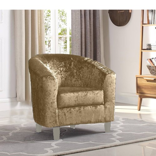 Velvet tub chair armchair - chair, club
