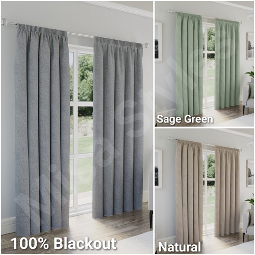 100 blackout thermal curtains - 100%,