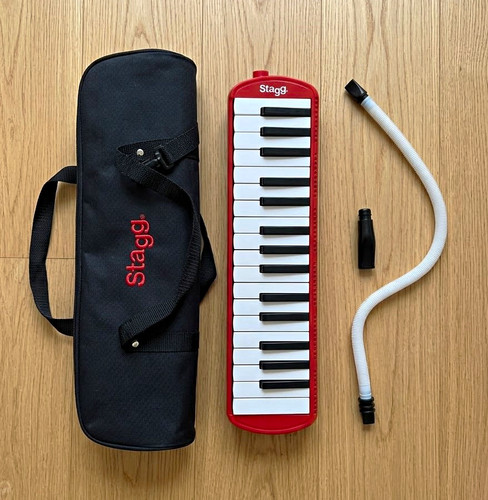Stagg key red melodica - red,