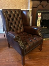 Chesterfield Leather Armchair