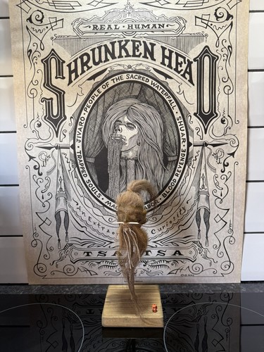 Shrunken head hand made
