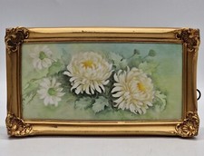 Vintage Framed Hand-Painted
