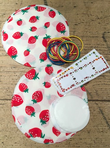 Jam jar cover set - set,