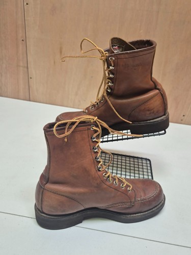 Red wing moc toe leather - toe, work