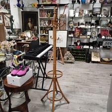 Attaccapanni vintage in legno curvato stile Thonet anni ’50/60 usato