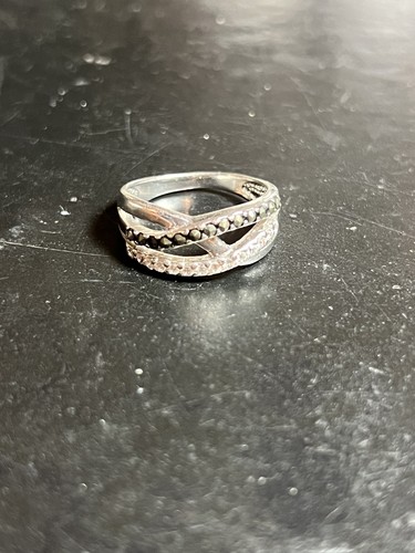 Vintage marcasite ring - marcasite,