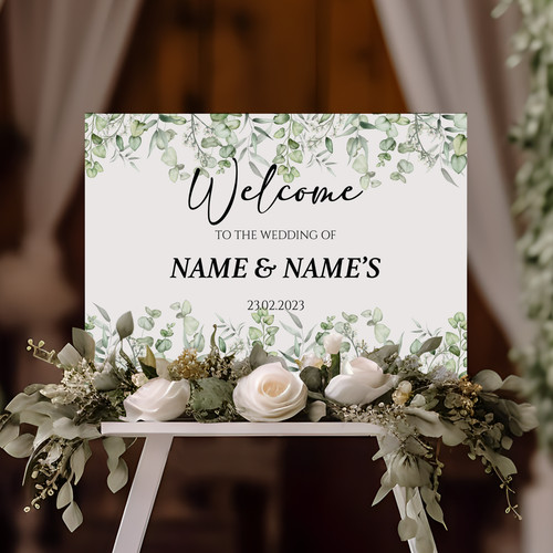 Wedding sign board welcome - board,,