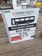 Lothian  Buses Bus Stop flag 