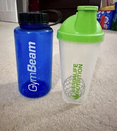 Water bottle and - water, herbalife