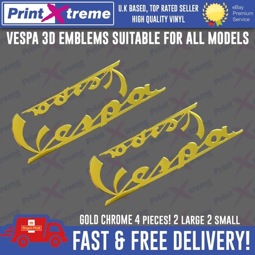 Vespa side legshield - &, badge