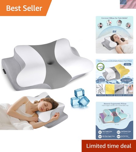 Cervical neck pillow for pain - pillow,