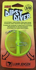 Luhr-Jensen 2-1/4" Dipsy Diver Chartreuse/Silver Bottom Moonjelly 5560-030-2509